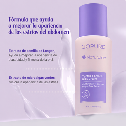 Crema Reafirmante GoPure — Reduce Estrías Visiblemente en 4 Semanas
