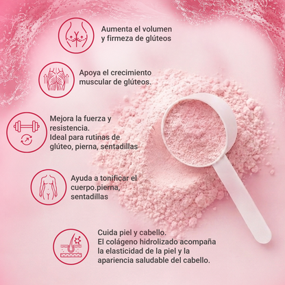 Creatina Monohidratada™ para Mujer – Moldea Glúteos y Cuida tu Piel en 30 Días