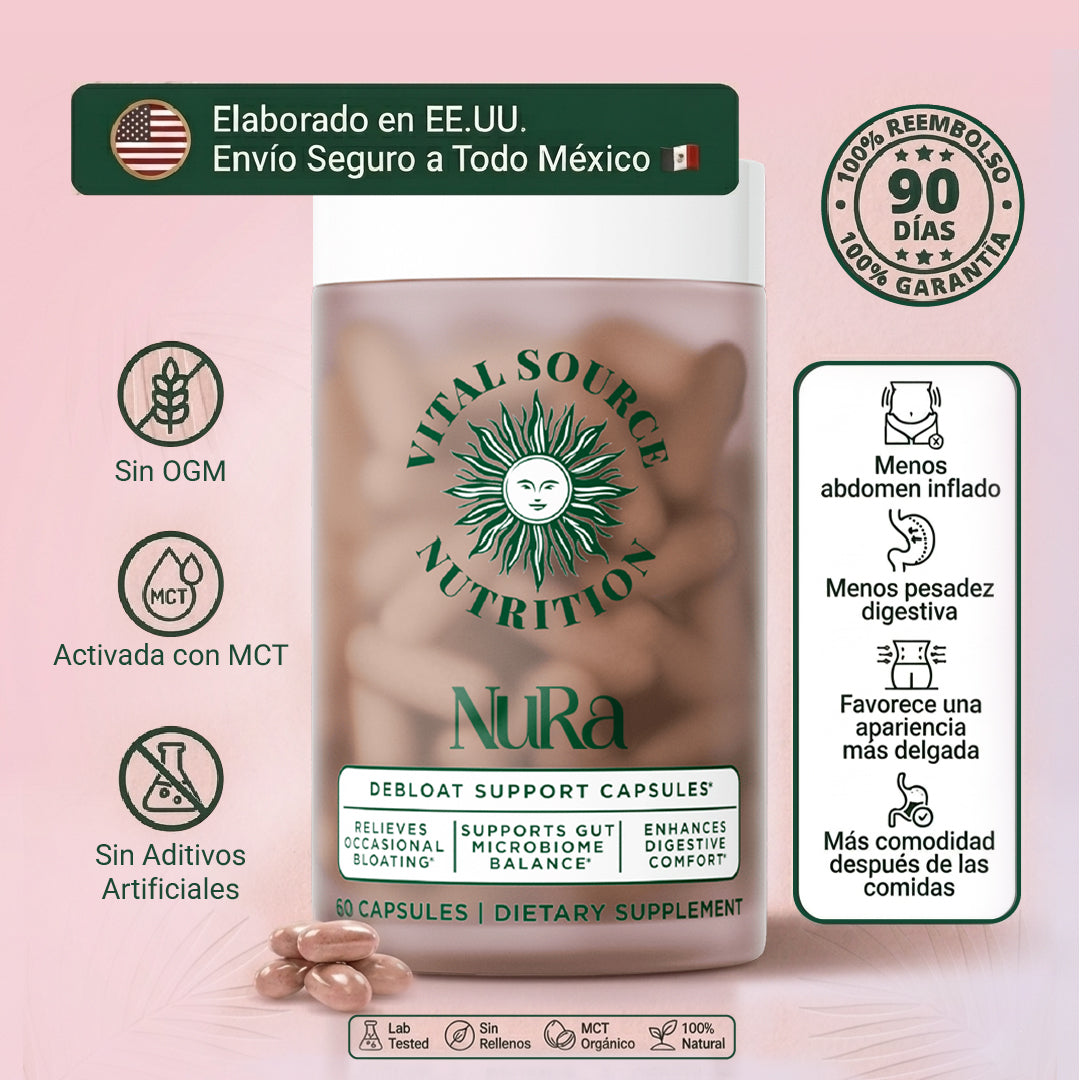 Nura - El Aliado Natural Más Poderoso para Combatir Hinchazón