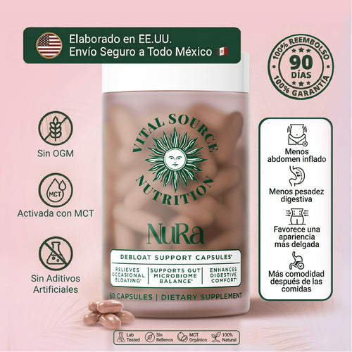 Nura - El Aliado Natural Más Poderoso para Combatir Hinchazón