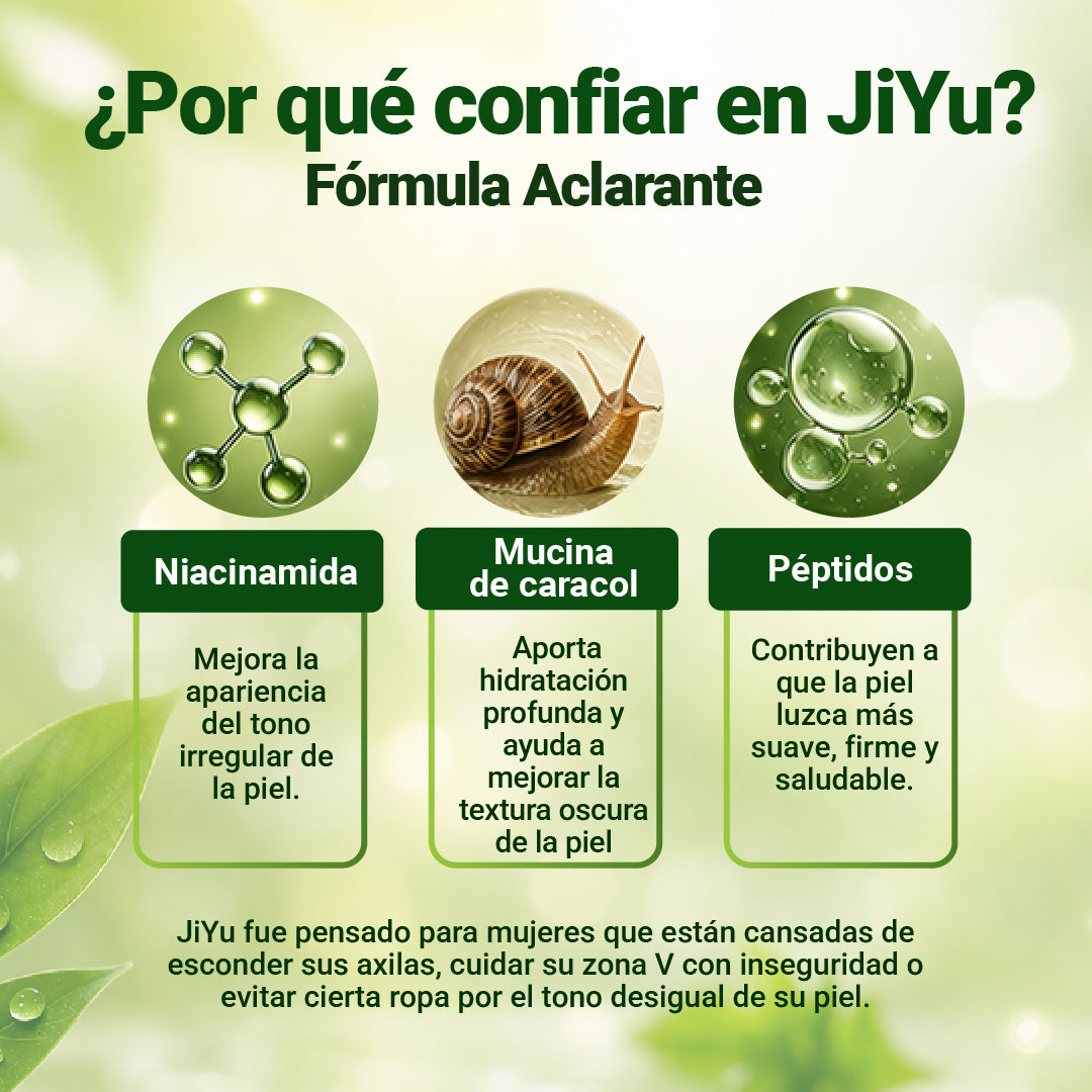 JIYU  | Almohadillas Hidratantes y Despigmenta Zonas Oscuras